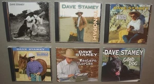 6 CD lot - Dave Stamey - Buckaroo Man, Tonopah, Wheels If I Had A Horse Good Dog - Picture 1 of 2