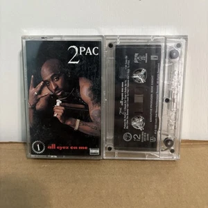 2Pac - All Eyez on Me - 1996 2 Cassette Tape Set!! Tupac Shakur/Suge Knight Eyes - Picture 1 of 4