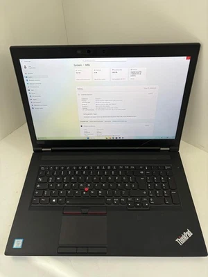 Lenovo ThinkPad P72 i7 64GB 1TB SSD W11 FHD Backl Cam Quadro P3200 #P7A - Bild 1 von 4