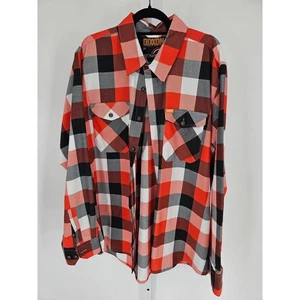 Dixxon x Harley Davidson Ironhead rot weiß schwarz Buffalo kariert Flanell Gr. XXL - Bild 1 von 5