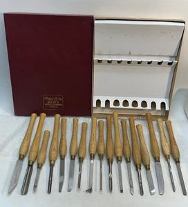 Robert Sorby 82HS-W Drechselmaschine Werkzeug Meißel Sheffield England 17 Teile - Bild 1 von 24