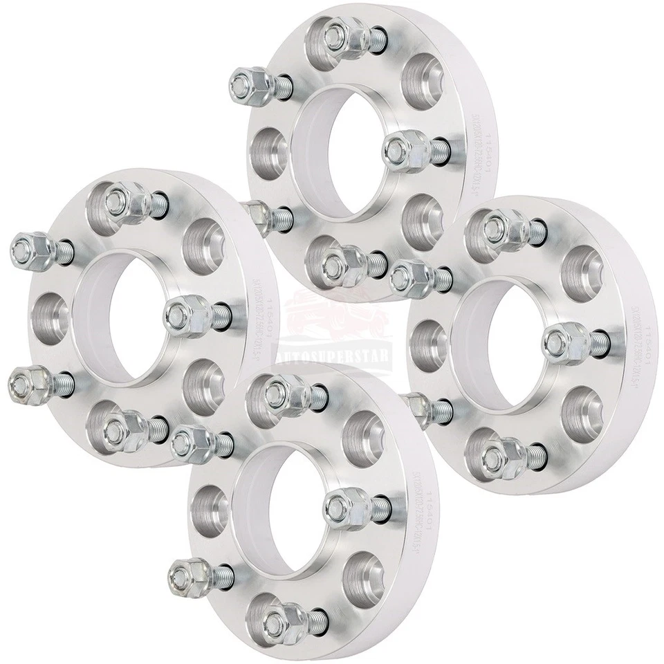 1" 25mm Thick 5x120 5 Lugs Wheel Spacers For BMW 128i 135i 328i M3 - Image 1 of 4