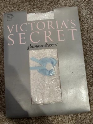 Victoria's Secret Bridal Garter White Pantyhose Vintage One Size Wedding - Image 1 of 4