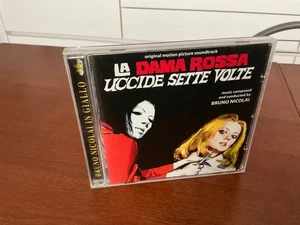 LA DAMA ROSSA UCCIDE SETTE VOLTE SOUNDTRACK SUPER RARE CD BRUNO NICOLAI - Picture 1 of 2