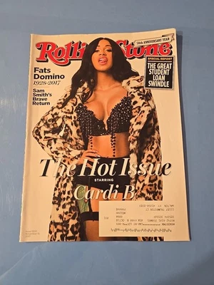 Rolling Stone Magazine November 16, 2017 Issue 1300 Cardi B Sam Smith Hot Issue - Image 1 of 4