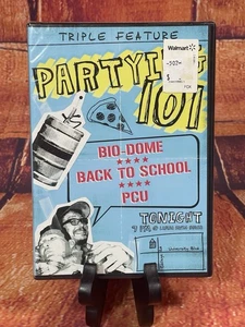 Partying 101: Bio-Dome/Back To School/PCU (DVD, 3-Film Set) RARE OOP NEW SEALED - Imagen 1 de 3