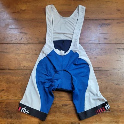 ZeroRH+ Mens Large Cycling Bibshorts Italy 9" 15.5" (8/10) Vintage L Blue - Image 1 of 4