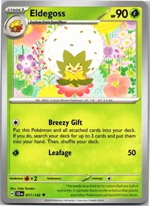 Eldegoss - SV07: Stellar Crown 011/142 - Uncommon - NM Pokémon TCG - Picture 1 of 2