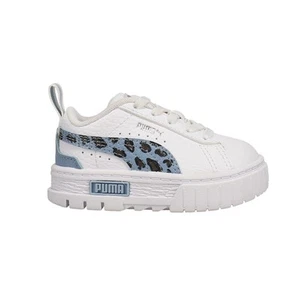 PUMA Mayze Wild Leopard Platform  Toddler Girls White Sneakers Casual Shoes 3857 - Picture 1 of 6
