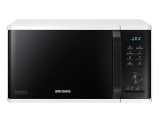 Samsung forno microonde 23lt 1150W 800W BIANCO MS23K3515AW piatto girevole