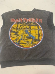 Rare 1983 Iron Maiden "Piece of Mind" Tour Muscle Shirt (Small) - Picture 1 of 3