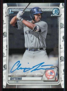 2020 Bowman Chrome Prospect AUTO #CPACG Chris Gittens - Picture 1 of 2