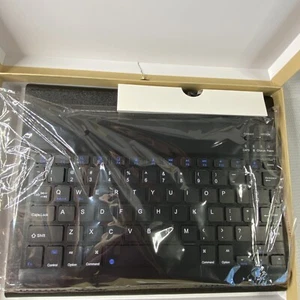 Slim Folio Wireless Keyboard and Cover Case - Black - Picture 1 of 18