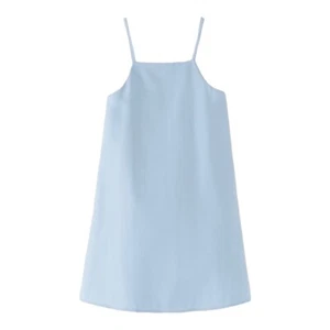 Zara Girls 7 Blue A-Line Sheath Dress Casual Chic - Imagen 1 de 8