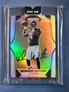 Deshaun Watson 2017 Panini Silver Prizm #279 RC AUTO FINE INK - Picture 1 of 5