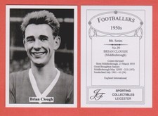 FOOTBALL CARDS JF SPORTING COLLECTIBLES 1950S FOOTBALLERS 8TH SERIES  *UPDATED*