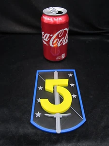 Babylon 5 Emblem Plakette 6 Zoll (3D gedruckt 4 Farben) - Bild 1 von 5