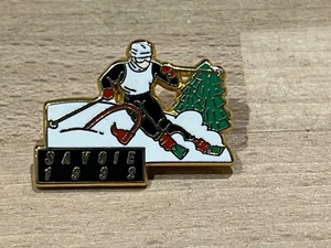 a PINS PIN OLYMPIQUE OLYMPIC JO ALBERTVILLE 1992 SAVOIE ARTHUS BERTRAND DORE - Bild 1 von 1