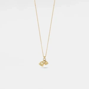 Kleine Maiglöckchen Blume Anhänger Halskette in 925 Sterling Silber - Bild 1 von 8
