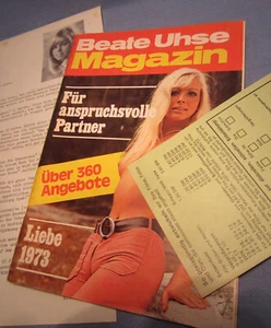 Beate Uhse Versandhaus Katalog 1973 !! Retro Vintage mit Anschreiben Liebe 1973 - Bild 1 von 10