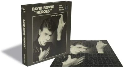 David Bowie Heroes 500 piece jigsaw puzzle 410mm x 410mm (ze) - Image 1 of 3