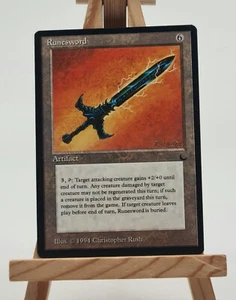 Runesword (Version 1 -bright) The Dark Magic Karte MTG englisch - Bild 1 von 2