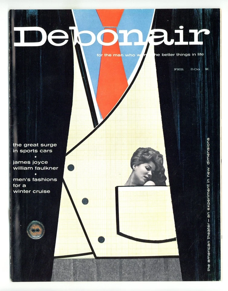 Debonair V1#2 Terry Higgins 1961 Akemi Suzuki 68pg Vintage Pinup Magazine M35926 - Image 1 of 2
