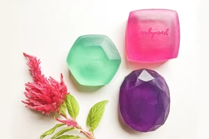 Shiseido Honey Cake Fragrance Soap 100g Emerald Purple Rubby Red 3 types - Picture 1 of 5