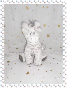 16 - Kuscheltier Plüsch Giraffe weiß grau Vaco - Bild 1 von 2