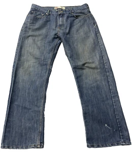 Levi's ~514~Men's Jeans-Slim Straight~18 Husky~36Wx29L~ Blue -Cotton Blend Pants - Picture 1 of 12