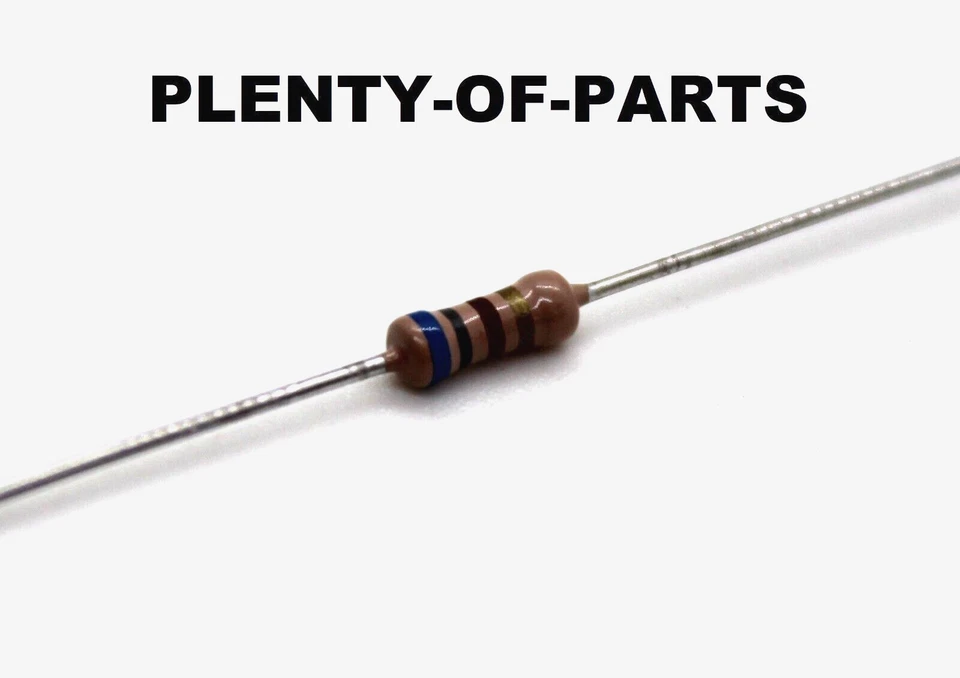 Resistencia de orificio pasante Philips 680 ohmios 1/4 vatio 5 % 500 un. Foto 1 de 3