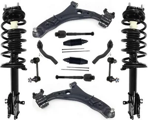 Front Struts Lower Control Arms Tie Rods & Links For Mazda CX-9 2007-2015 - Picture 1 of 6