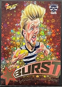 2018 AFL SELECT XMAS RED STARBURST George Horlin-Smith CATS #SBX25 d#053/200 - Bild 1 von 2