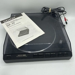 Denon Quartz DP-7F Direct Drive Fully Automatic Turntable Repair Or Parts *READ* - Picture 1 of 12