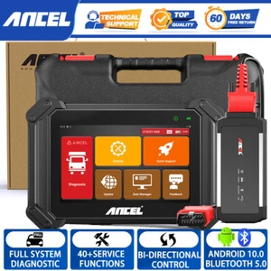 ANCEL V6 HD Heavy Duty Truck Scanner DPF Regen ECU Coding Diagnostic 8-Inch Tool - Picture 1 of 23