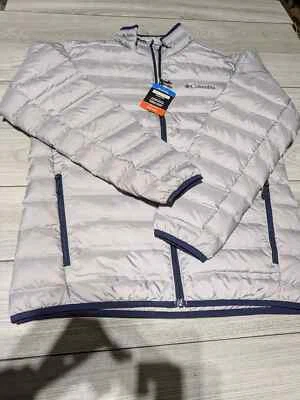 COLUMBIA Men's Heritage Peak Goose 650 Down Jacket W/ Heat Seal ! Sz XXL Gray - Image 1 of 4