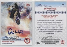 2014 Topps US Olympic & Paralympic Team and Hopefuls Auto David Wise #94 Auto