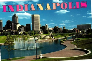 Cartolina Indianapolis Capitale dello Stato dell'Indiana non spedita - Foto 1 di 2