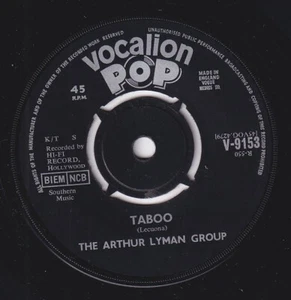 Arthur LYMAN * Tabu * HAWAII POPCORN EZ EXOTICA * 1959 UK 45 * Hören! - Bild 1 von 2