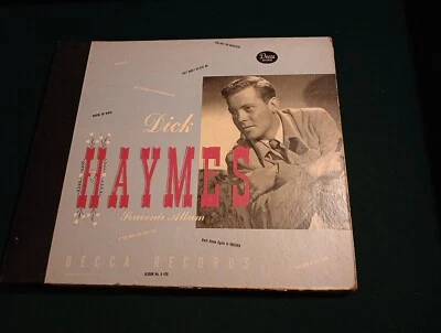 Dick Haymes – Souvenir Album 1946 DECCA A-498 Shellac 4 Record Set 78rpm 10" - Image 1 of 4