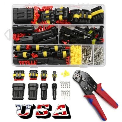 352Set Automotive Waterproof Car Electrical Wire Plug Connectors Terminals Kit - Image 1 of 4