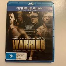 Warrior (Blu-ray, 2012, 2-Disc) Nick Nolte, Tom Hardy. Region B