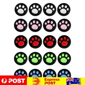 4pcs Cat Paw Silicone Controller Thumb Grips Analog Sitck Caps for Xbox One 360 - Picture 1 of 27