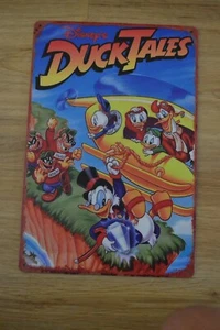 DUCK TALES Blechschild - Dagobert Duck - Retro - Vintage - Filmplakat -Deko - Bild 1 von 1