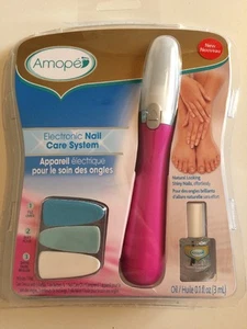 Sistema electrónico de cuidado de uñas Amope con rosa aceite - Imagen 1 de 7