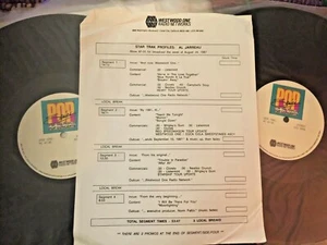 RADIO SHOW: STAR TRAK 8/24/87 AL JARREAU PROFILE w/10 TUNES & RARE INTERVIEWS - Foto 1 di 1