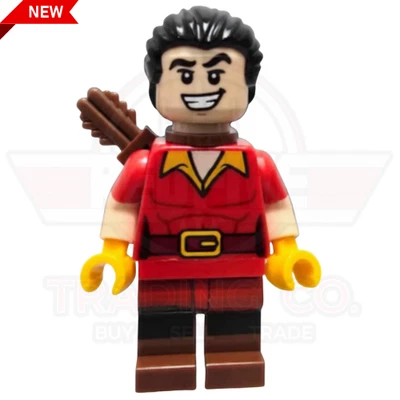 New Lego Disney Gaston w/ Quiver Minifigure Beauty & the Beast Castle Exclusive - Image 1 of 4