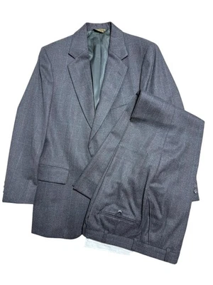 Traje De Colección Strathmore Anderson Pequeño 2 Piezas Para Hombre Grande Lana Hecho en EE. UU. Años 80 Foto 1 de 4