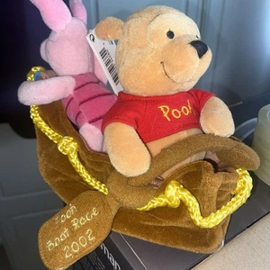 Juguete de carreras de botes de peluche Disney Pooh and Piglet 2002 - Imagen 1 de 6