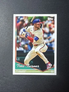 2024 Topps Archives 292 Trea Turner, Philadelphia Phillies - Imagen 1 de 2